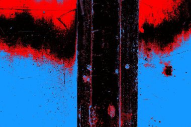 Çizik ve çatlaklarla metal doku