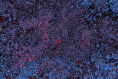 Çizik ve çatlaklarla metal doku