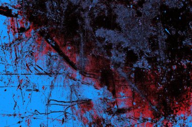 Çizik ve çatlaklarla metal doku