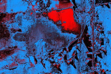 Dökülen boya paslı metal dokusu