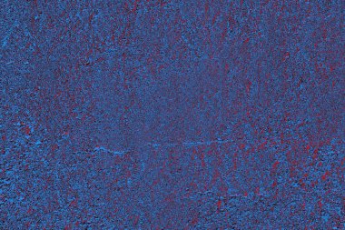 Kırmızı ve mavi renkli grungy duvar, desenli arka plan