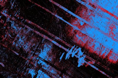 Çizik ve çatlaklarla metal doku