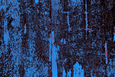 Kırmızı ve mavi renkli grungy duvar, desenli arka plan