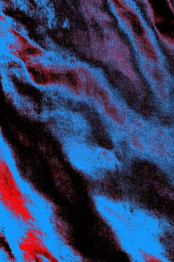 Kırmızı ve mavi renkli grungy duvar, desenli arka plan