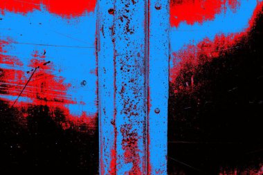 Çizik ve çatlaklarla metal doku