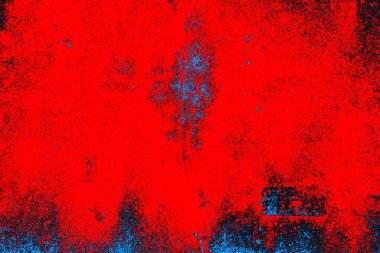 Soyut grunge arkaplanı. Monokrom dokusu. Mavi ve kırmızı desenli arkaplan
