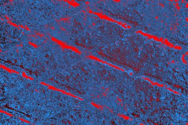 Çizik ve çatlaklarla metal doku