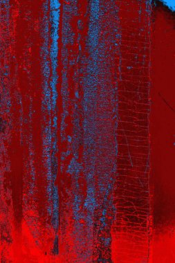 Soyut grunge arkaplanı. Monokrom dokusu. Mavi ve kırmızı desenli arkaplan