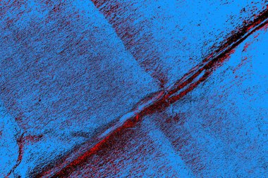 Kırmızı ve mavi renkli grungy duvar, desenli arka plan