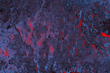 Çizik ve çatlaklarla metal doku