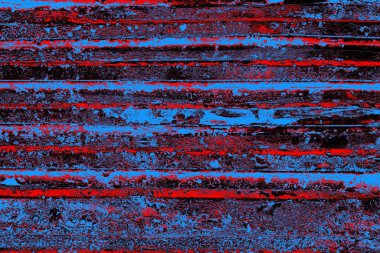 Çizik ve çatlaklarla metal doku