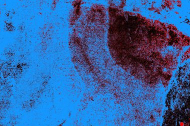 Kırmızı ve mavi renkli grungy duvar, desenli arka plan