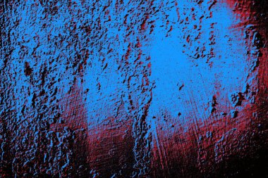 Mavi boya metal plaka desen ve arkaplan