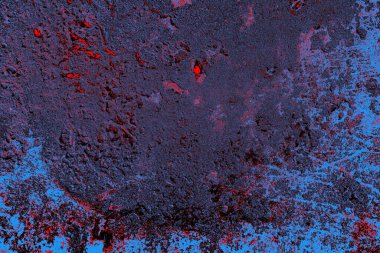 Çizik ve çatlaklarla metal doku