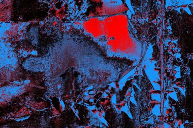 Dökülen boya paslı metal dokusu