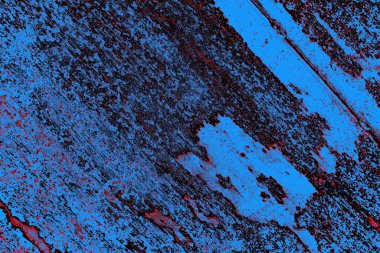 Kırmızı ve mavi renkli grungy duvar, desenli arka plan