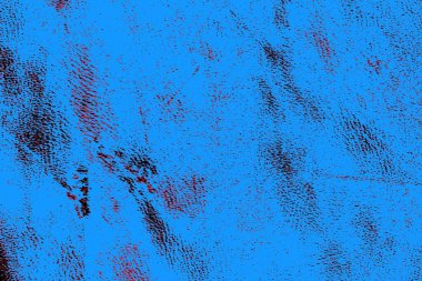 Kırmızı ve mavi renkli grungy duvar, desenli arka plan