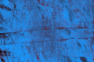 Kırmızı ve mavi renkli grungy duvar, desenli arka plan