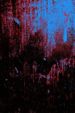 Çizik ve çatlaklarla metal doku