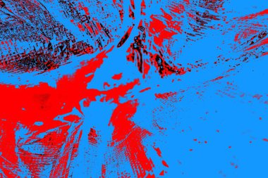 Kırışık kırmızı polietilen film dokusu