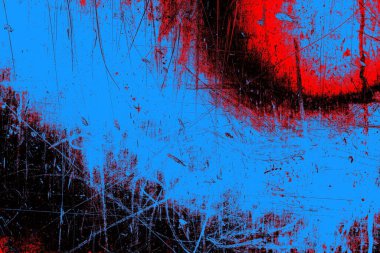 Çizik ve çatlaklarla metal doku