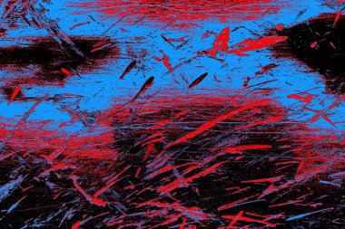 Çizik ve çatlaklarla metal doku