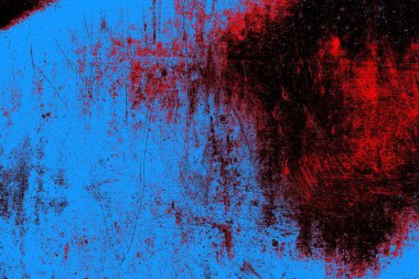 Çizik ve çatlaklarla metal doku.