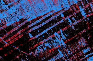 Çizik ve çatlaklarla metal doku