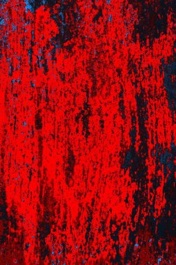 Soyut grunge arkaplanı. Monokrom dokusu. Mavi ve kırmızı desenli arkaplan