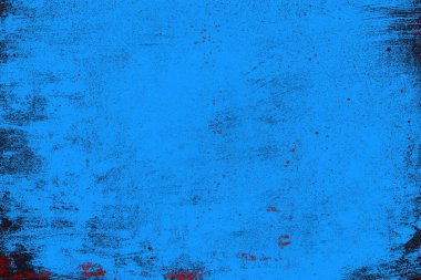 Kırmızı ve mavi renkli grungy duvar, desenli arka plan