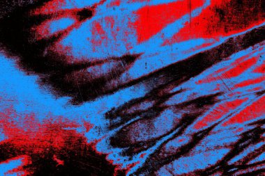 Çizik ve çatlaklarla metal doku.