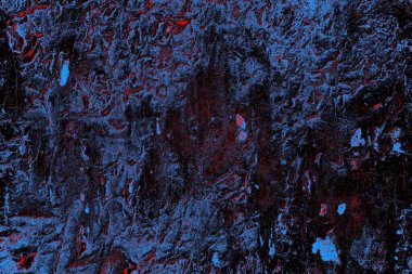 Kırmızı ve mavi renkli grungy duvar, desenli arka plan