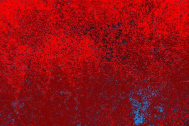 Soyut grunge arkaplanı. Monokrom dokusu. Mavi ve kırmızı desenli arkaplan