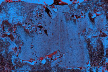 Dökülen boya paslı metal dokusu