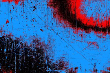 Çizik ve çatlaklarla metal doku