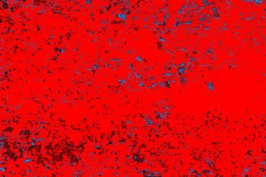 Kırmızı ve mavi renkli grungy duvar, desenli arka plan