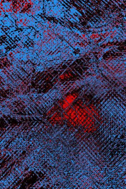 Kırışık kırmızı polietilen film dokusu