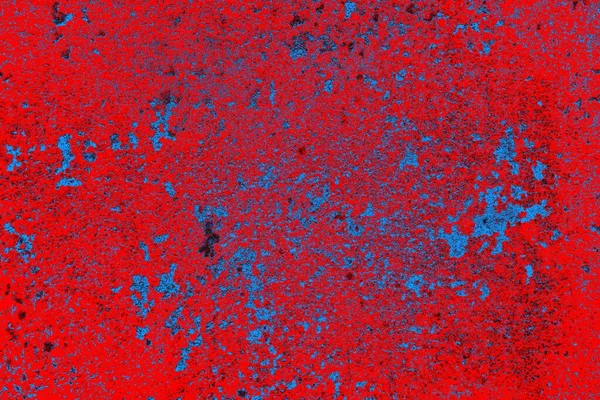 Kırmızı ve mavi renkli grungy duvar, desenli arka plan