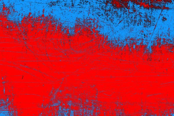 Soyut grunge arkaplanı. Monokrom dokusu. Mavi ve kırmızı desenli arkaplan