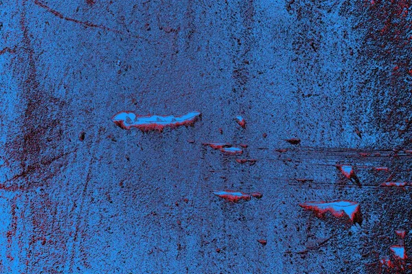 Dökülen boya paslı metal dokusu