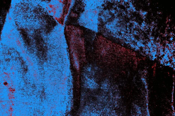 Kırmızı ve mavi renkli grungy duvar, desenli arka plan