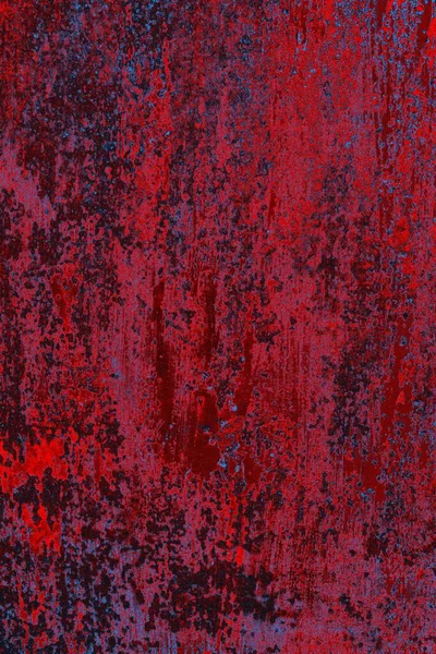 Kırmızı ve mavi renkli grungy duvar, desenli arka plan