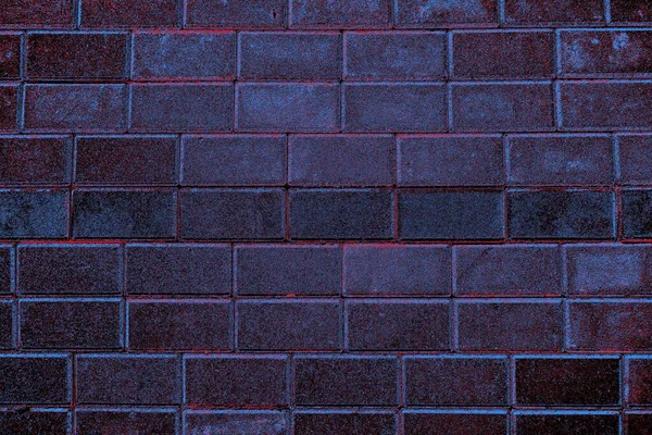 Crimson Rood Blauw Gekleurde Grungy Muur Getextureerde Achtergrond — Stockfoto