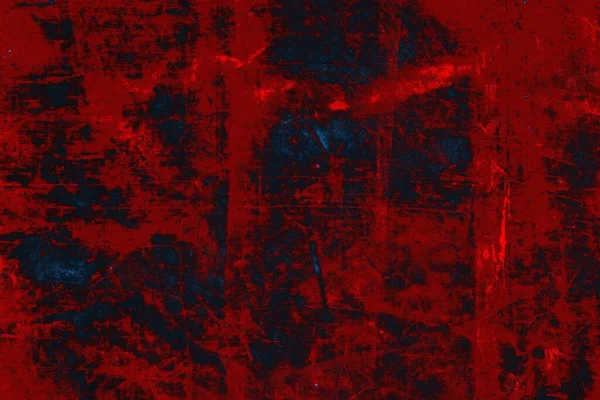 Crimson Red Blue Colored Grungy Wall Textured Background — Stock Photo, Image