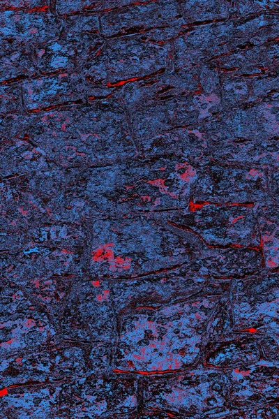 Kırmızı ve mavi renkli grungy duvar, desenli arka plan