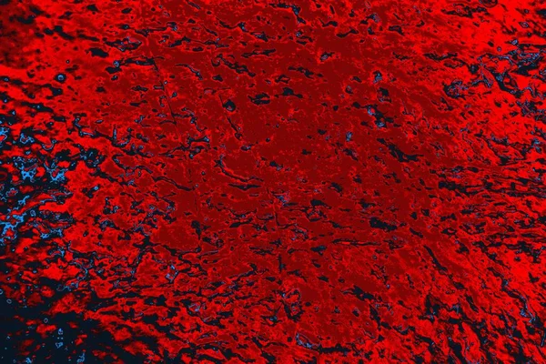 Kırmızı ve mavi renkli grungy duvar, desenli arka plan