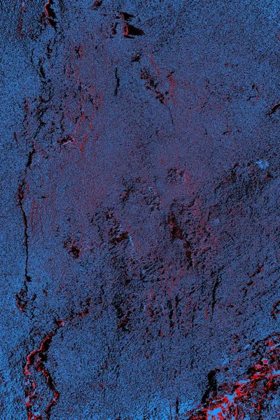 Kırmızı ve mavi renkli grungy duvar, desenli arka plan