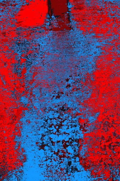 Pared Grungy Color Rojo Azul Carmesí Fondo Texturizado — Foto de Stock