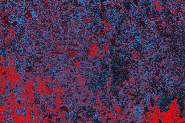 Rød Blå Farget Grungete Vegg Teksturert Bakgrunn – stockfoto