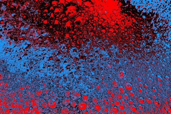 Багрово Красная Синяя Стена Грандиозного Цвета Текстурированный Фон — стоковое фото